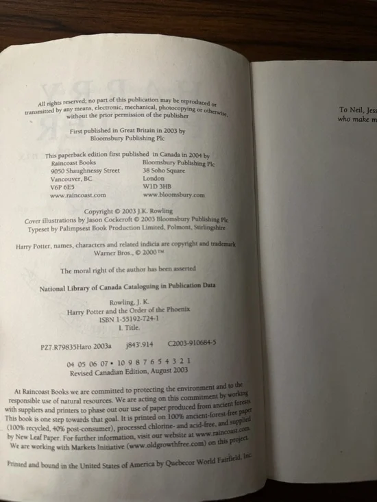 2003 Harry Potter and the Order of the Phoenix - Picture 4 of 8